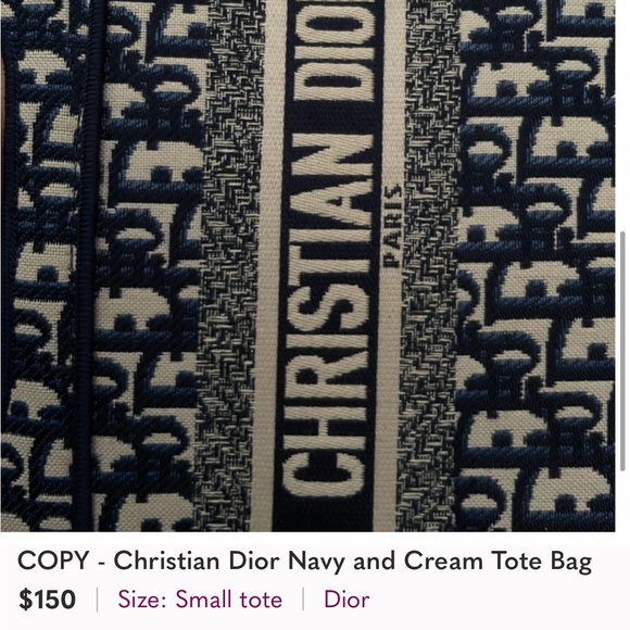 Dior Small tote bag - Picture 4 of 5